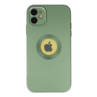 Newface iPhone 11 Kılıf Vamos Lens Silikon - Yeşil