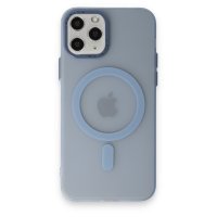 Newface iPhone 11 Pro Kılıf Lodos Magneticsafe Mat Kapak - Sierra Blue
