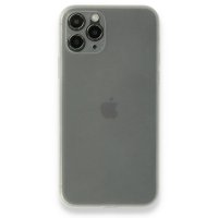 Newface iPhone 11 Pro Kılıf PP Ultra İnce Kapak - Beyaz