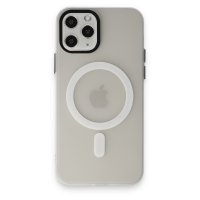 Newface iPhone 11 Pro Max Kılıf Lodos Magneticsafe Mat Kapak - Şeffaf