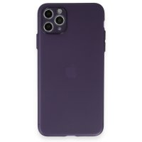 Newface iPhone 11 Pro Max Kılıf Puma Silikon - Koyu Mor