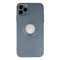 Newface iPhone 11 Pro Max Kılıf Vamos Lens Silikon - Mavi