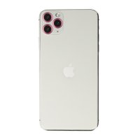 Newface iPhone 11 Pro Max Metal Kamera Lens - Pembe