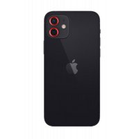 Newface iPhone 12 Mini Metal Kamera Lens - Kırmızı