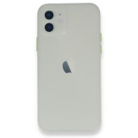 Newface iPhone 12 Mini Kılıf PP Ultra İnce Kapak - Beyaz