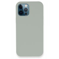 Newface iPhone 12 Pro Kılıf Lansman Legant Silikon - Açık Gri
