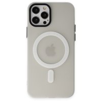 Newface iPhone 12 Pro Kılıf Lodos Magneticsafe Mat Kapak - Şeffaf