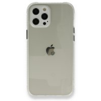 Newface iPhone 12 Pro Kılıf Miami Şeffaf Silikon - Şeffaf