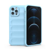 Newface iPhone 12 Pro Kılıf Optimum Silikon - Sky Blue