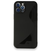 Newface iPhone 12 Pro Kılıf S Silikon - Siyah