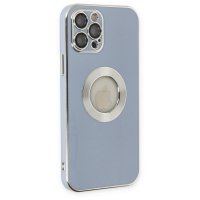 Newface iPhone 12 Pro Kılıf Store Silikon - Sierra Blue