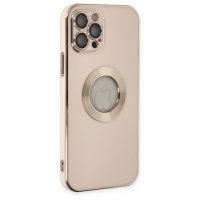 Newface iPhone 12 Pro Max Kılıf Store Silikon - Pembe