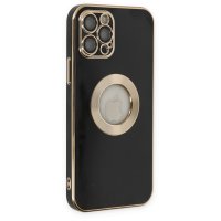 Newface iPhone 12 Pro Max Kılıf Store Silikon - Siyah