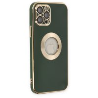 Newface iPhone 12 Pro Max Kılıf Store Silikon - Yeşil