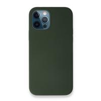 Newface iPhone 12 Pro Max Kılıf Magneticsafe Lansman Silikon Kapak - Yeşil