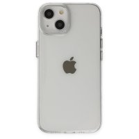 Newface iPhone 13 Kılıf Anka PC Sert Metal Kapak - Şeffaf