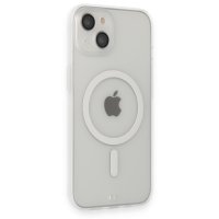 Newface iPhone 13 Kılıf Grand Magneticsafe Kapak - Şeffaf