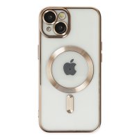 Newface iPhone 13 Kılıf Kross Magneticsafe Kapak - Gold