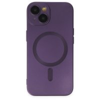 Newface iPhone 13 Kılıf Moshi Lens Magneticsafe Silikon - Mor