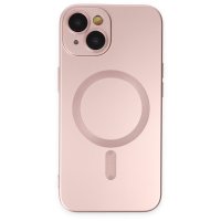 Newface iPhone 13 Kılıf Moshi Lens Magneticsafe Silikon - Rose Gold