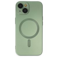 Newface iPhone 13 Kılıf Moshi Lens Magneticsafe Silikon - Yeşil