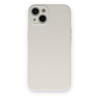 Newface iPhone 13 Kılıf Nano içi Kadife Silikon - Beyaz