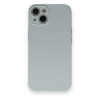 Newface iPhone 13 Kılıf Nano içi Kadife Silikon - Buz Mavisi
