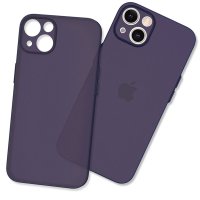 Newface iPhone 13 Kılıf Puma Silikon - Koyu Mor