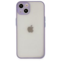 Newface iPhone 13 Mini Kılıf Montreal Silikon Kapak - Mor