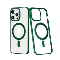 Newface iPhone 13 Pro Kılıf Element Magneticsafe Sert Kapak - Köknar Yeşili