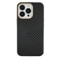 Newface iPhone 13 Pro Kılıf Hibrit Karbon Silikon - Siyah