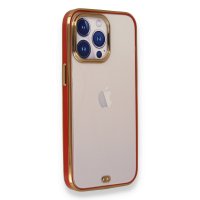 Newface iPhone 13 Pro Kılıf Liva Silikon - Kırmızı