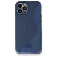 Newface iPhone 13 Pro Kılıf S Silikon - Mavi