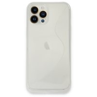 Newface iPhone 13 Pro Kılıf S Silikon - Şeffaf