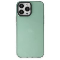 Newface iPhone 13 Pro Max Kılıf Anka PC Sert Metal Kapak - Yeşil