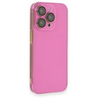 Newface iPhone 13 Pro Max Kılıf Armada Lensli Kapak - Pembe