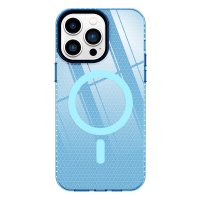 Newface iPhone 13 Pro Max Kılıf Beta Magneticsafe Silikon - Mavi