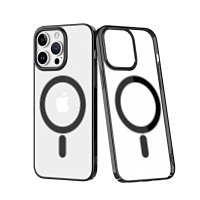 Newface iPhone 13 Pro Max Kılıf Element Magneticsafe Sert Kapak - Siyah