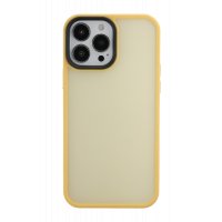 Newface iPhone 13 Pro Max Kılıf Gentle Silikon - Gold