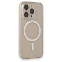 Newface iPhone 13 Pro Max Kılıf Grand Magneticsafe Kapak - Şeffaf