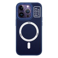 HDD iPhone 13 Pro Max Kılıf HBC-157 Granada Magneticsafe Kapak - Lacivert