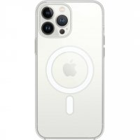 Newface iPhone 13 Pro Max Kılıf Magneticsafe Şeffaf Silikon - Şeffaf