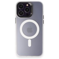 Joko iPhone 13 Pro Max Kılıf Mateks Magsafe Kapak - Beyaz