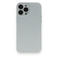Newface iPhone 13 Pro Max Kılıf Nano içi Kadife Silikon - Buz Mavisi