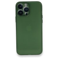 Newface iPhone 13 Pro Max Kılıf PP Ultra İnce Kapak - Yeşil