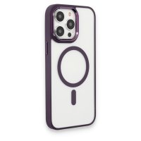 Newface iPhone 13 Pro Max Kılıf Room Magneticsafe Silikon - Bordo