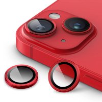 Newface iPhone 13 Valdez Metal Kamera Lens - Kırmızı