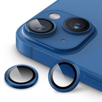 Newface iPhone 13 Valdez Metal Kamera Lens - Mavi