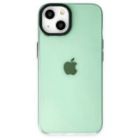 Newface iPhone 14 Kılıf Anka PC Sert Metal Kapak - Yeşil