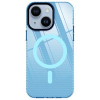 Newface iPhone 14 Kılıf Beta Magneticsafe Silikon - Mavi